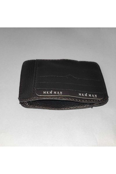 firdevsi hobi Thin Horizontal Non-Sturned Elastic Card Holder Wallet-brown