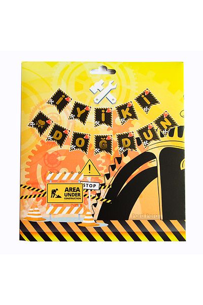 parti pera Fire Brigade Foil Balloon Truck Foil Balloon Construction Σετ μπαλονιών γενεθλίων με τυπωμένο γράμμα Χρόνια Πολλά