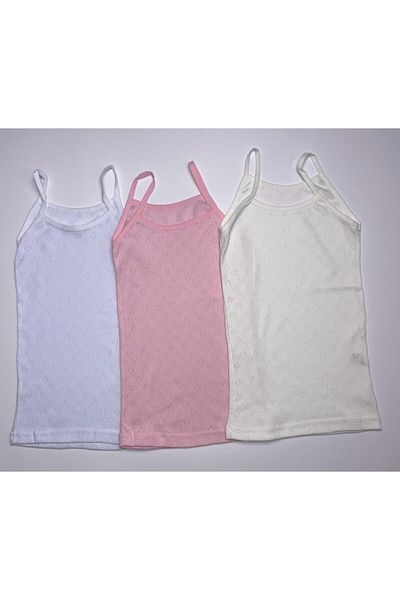ADN Underwear طقم ملابس داخلية للفتيات مكون من 3 قطع من قماش الجاكار بألوان مختلطة مع حزام حبل، طقم سراويل داخلية سهلة الارتداء