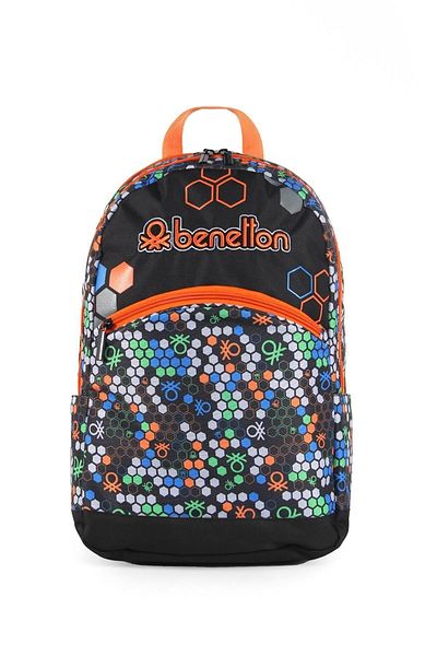 United Colors of Benetton . Geanta pentru școala primară cu două compartimente 03673