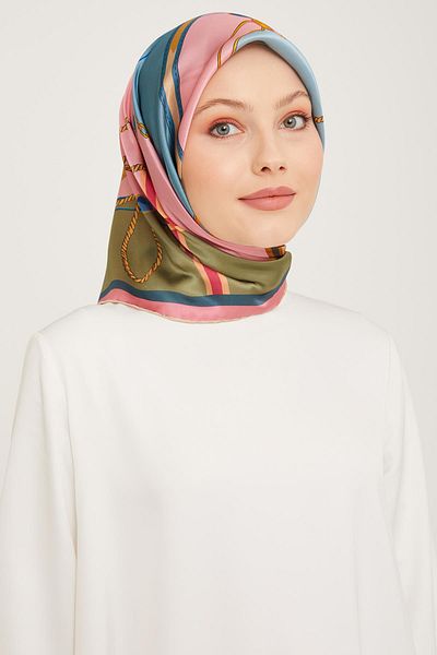 Armine Twill Μεταξωτό Κασκόλ 23Ka9046 01