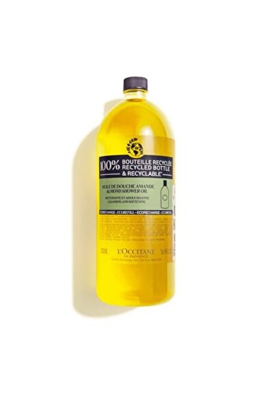 L'Occitane Almond Shower Oil Eco - Badem Duş Yağı Yedek 500Ml