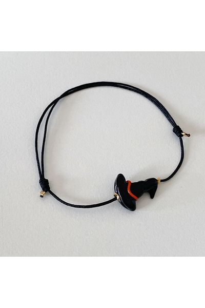 CHARMLUCKY Murano witch hat bracelet