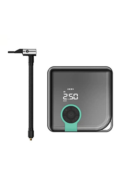 CROW'S TECH Araba Oto Araç Lastik Şişirme Pompası Şarjlı Dijital Lastik Şişir...