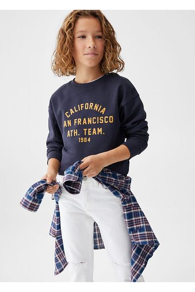 MANGO Kids Διακοσμητικό τζιν Dad Boy