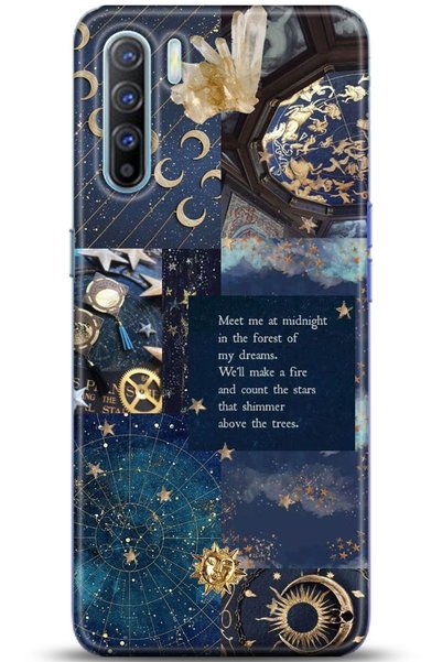 Noprin Oppo A91 Case Hd Printed Case - Followed Institution 0196