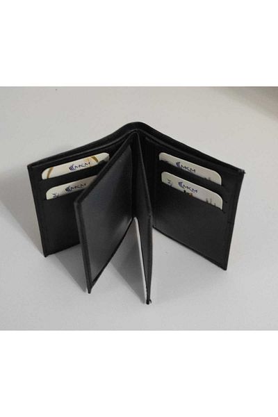 firdevsi hobi Real Leather Vertical Men's Wallet