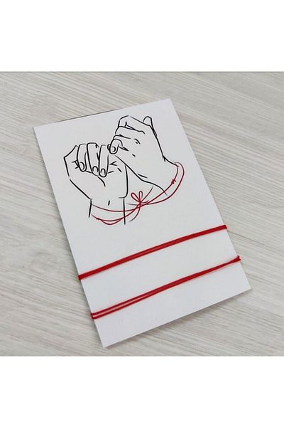 Gümüş Evi Red Rope Bracelet