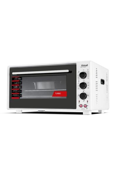 İtimat 8020 Beyaz 50 Lt Köşeli Fırın