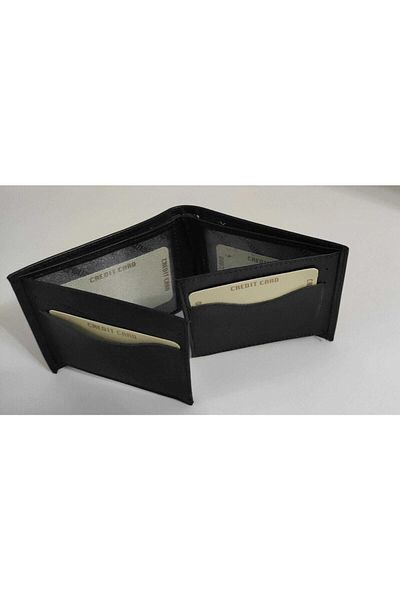 firdevsi hobi Real Leather Credit Card Holder Horizontal Men's Wallet