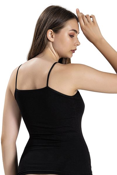 Jiber cotton thin strap stretchy athlete 6" pack