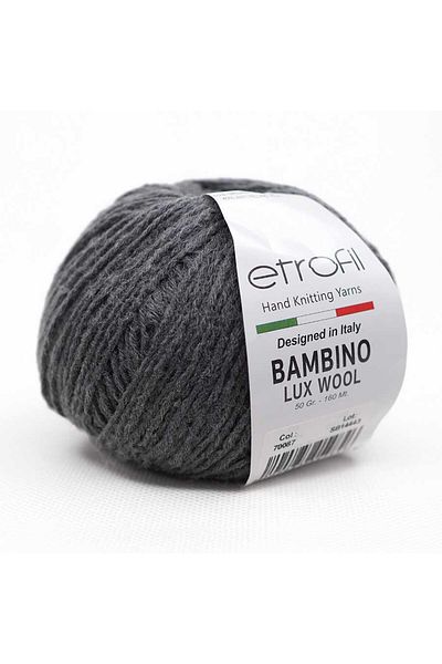 Etrofil Bambino Lux Wool 70087 Σκούρο Γκρι