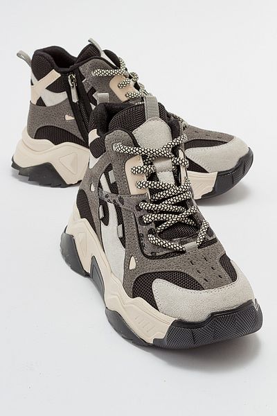 LuviShoes Γυναικείες αθλητικές μπότες LOWEL Ice Black