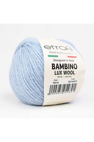 Etrofil Bambino Lux Wool 70516 Ανοιχτό μπλε
