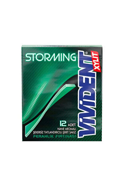 Vivident Storming Sakız Nane Aromalı 33 G ( 12 ADET )