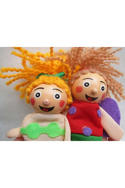 Calimera Toys Mermaid and Friends 4-Piece Finger Puppets