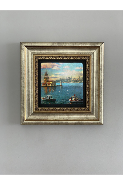 Oscar Stone Decor Çerçeveli Taş Duvar Tablosu 20 x 20 cm İstanbul