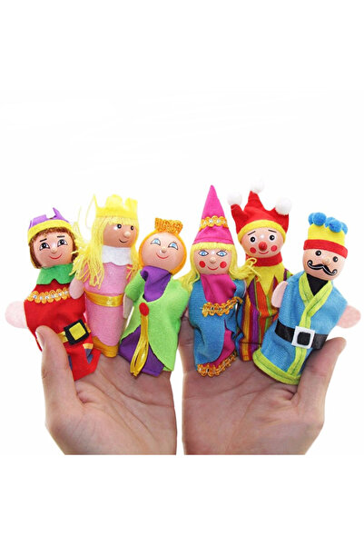 Calimera Toys دمية أصابع العائلة الملكية المكونة من 6 قطع