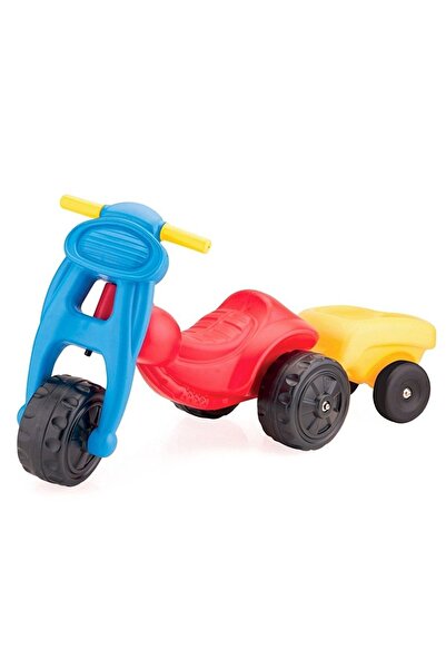 DOLU OYUNCAK 7043 3 Teker Römorklu Bingit Motor -Dolu