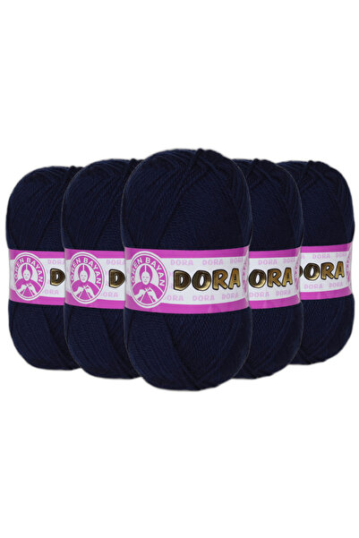 Ören Bayan Ören Dora Patiklik Çoraplık El Örgü İpi 500gr - 019 Lacivert