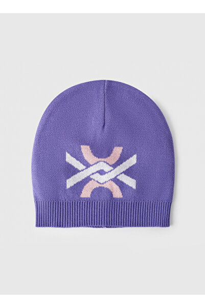 Benetton Лилава шапка за момчета 1094QA00L