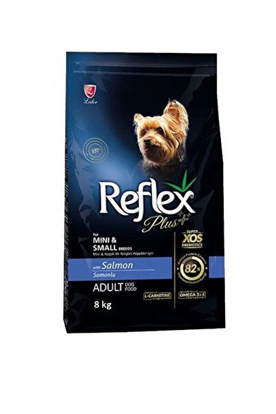 Reflex Plus Mini ve Küçük Irk Somonlu Yetişkin Köpek Maması 8 Kg (26/15)