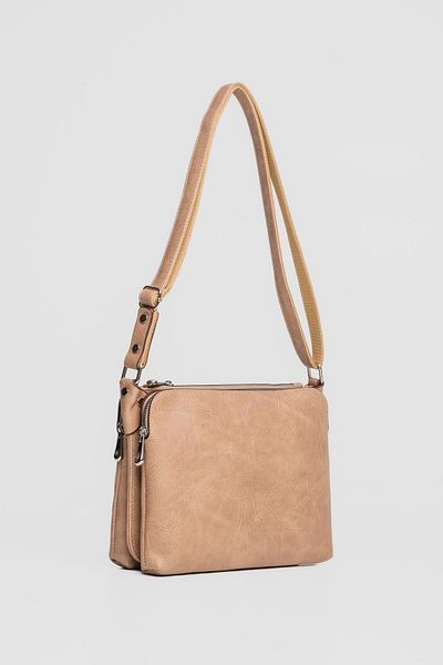 Jacquline WOMEN CROSSBODY BAG IM332-7 NATURAL