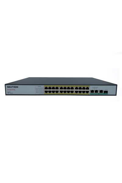 NEUTRON NT-PS24-320 24 Port Poe 3 port GB Uplink 1 Port GB SFP 250 Metre 320W...