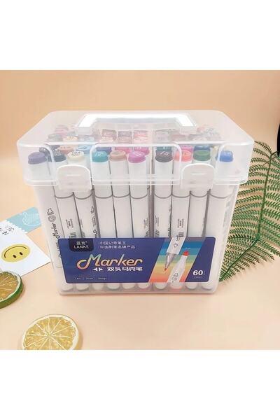 YUES EAGLE Touch Marker Kalem 60’lı Renk Çantalı