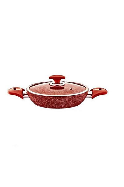OMS Granite Egg Pan 20x5 Cm Red