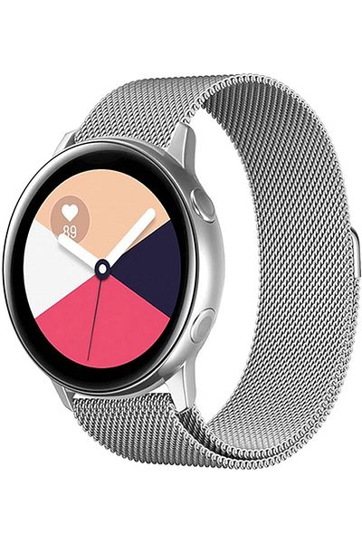 onlinekordon Huawei Watch GT GT2 GT2 Pro Compatible Classic 22mm Steel Mesh Braided Band 46mm