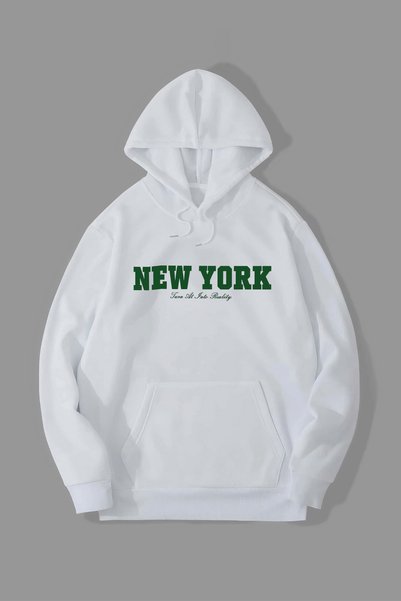 Jooy Company New York Reality Štampano Sa kapuljačom Dukserica