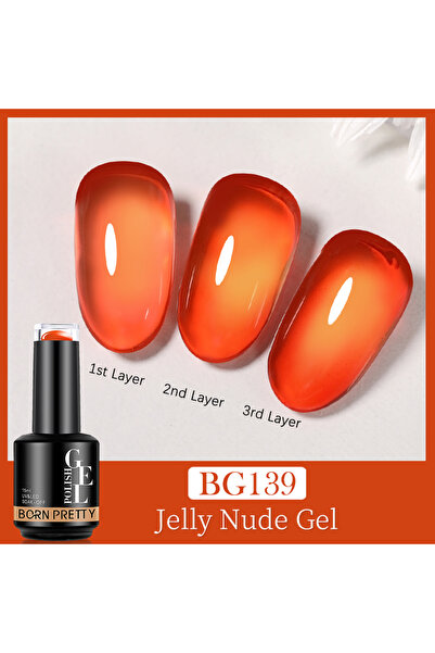 Born Pretty PRO JELLY NUDE GEL 15 ML YARI SAYDAM KALICI OJE
