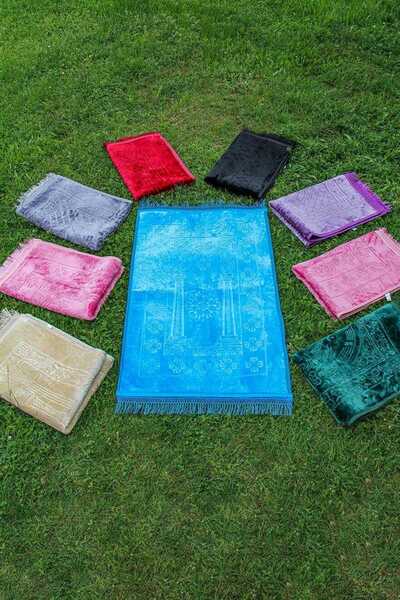 ŞELEMZAR HAC Lüx Peluş Seccade 5 Adet