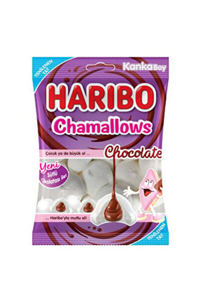 Haribo Chamallows Çikolata Dolgulu Marshmallow 62 G ( 1 ADET )