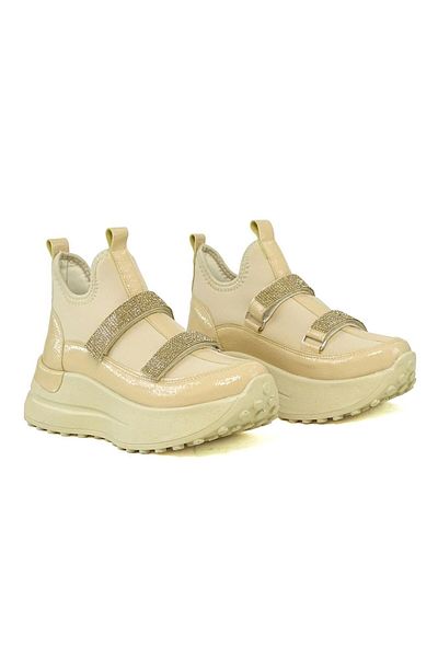 LETAO Pantofi sport de mers sport cu platformă, casual, cu talpă înaltă