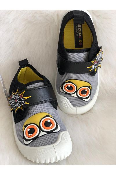 GEZER Crazy Eyes Daily Linen Home Kindergarten Nursery School Shoes