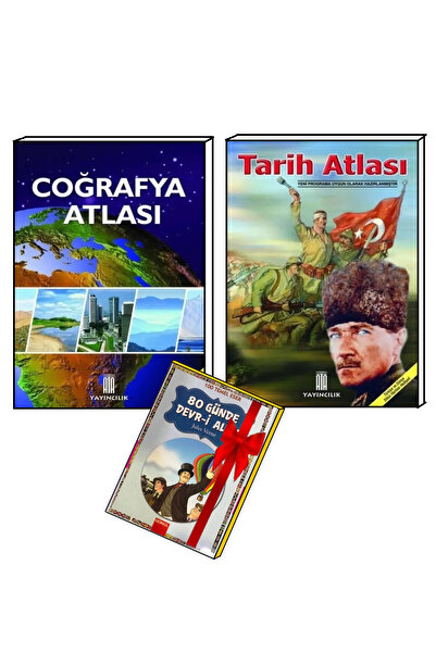 Ata Yayıncılık Coğrafya Atlası- Tarih Atlası
