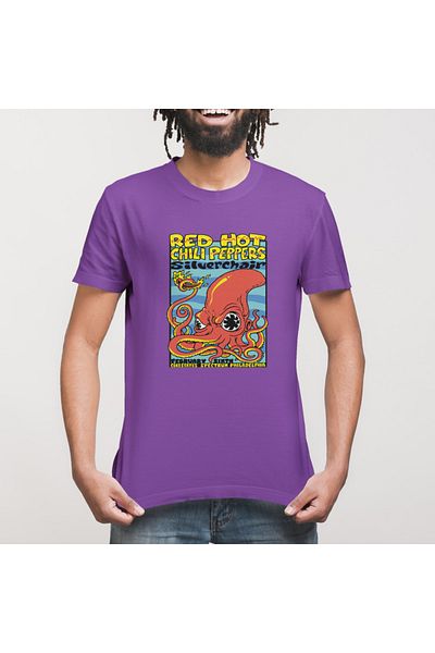 Built By Crazy Μπλουζάκι Unisex Red Hot Chili Peppers Silverchair