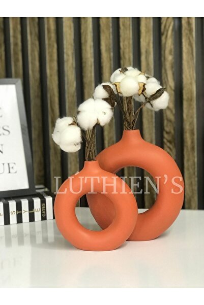 Luthien Bohemian Decorative Ring Double Vase Object