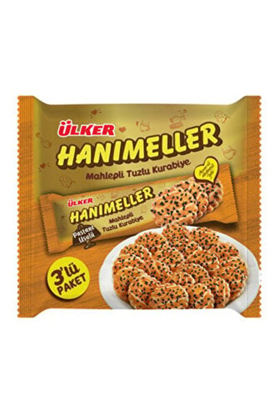 Hanımeller Mahlepli Tuzlu Kurabiye 3'lü 243 G ( 5 ADET )