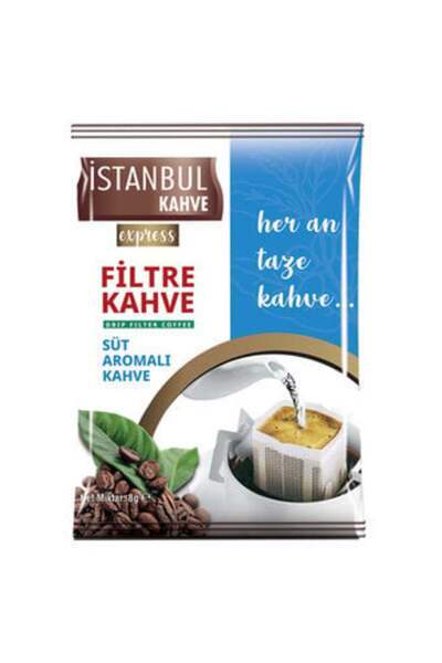 İstanbul Kahve Express Filtre Kahve Süt Aromalı 8G ( 1 ADET )