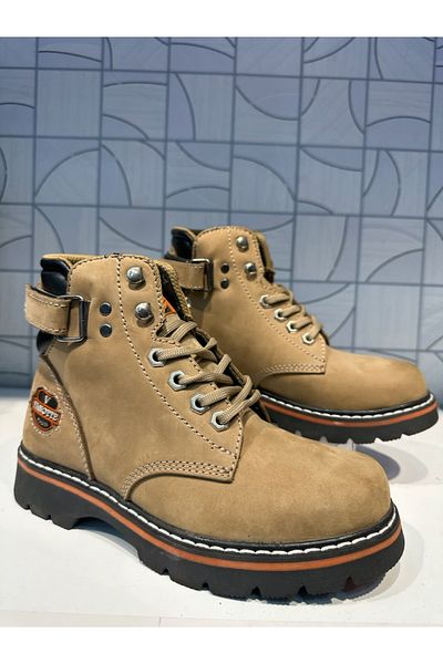 Vanotte Унисекс ботуши Riccardo Colli 802 Mink Color Естествена кожа, водоустойчиви и с топла подплата