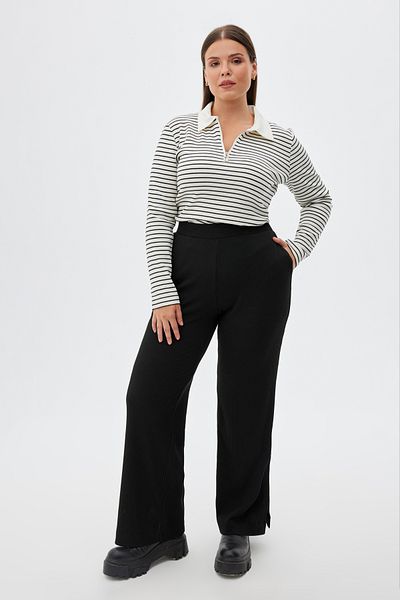 LUOKK Hıly Comfortable Fit Camisole Plus Size Pants