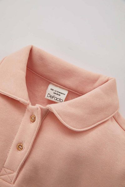 DeFacto Baby Girl Polo Neck Sweatshirt A9937A523Au
