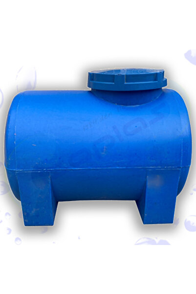 İZOPLAS 200 Litre Polietilen Su Deposu (YATAY - MAVİ RENK)