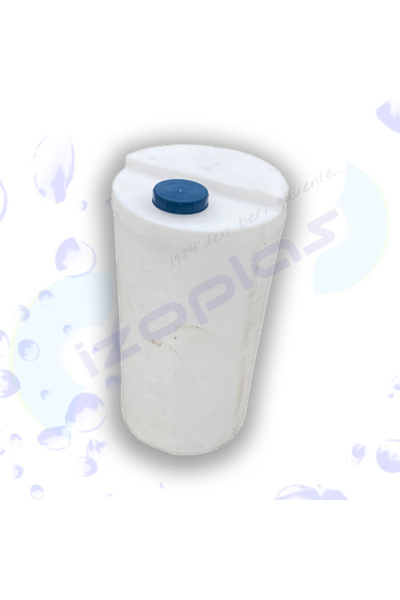 İZOPLAS 100 Litre Polietilen Su Deposu (DİKEY - BEYAZ RENK)