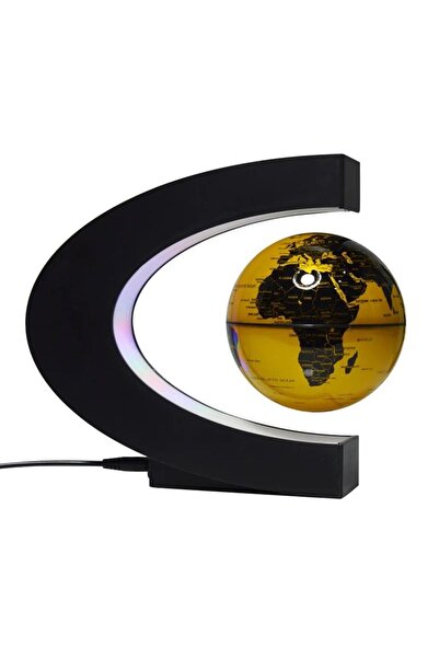 fortrek Airstorr C şekilli taban dönen dünya ekran LED dünya haritası ev masa...