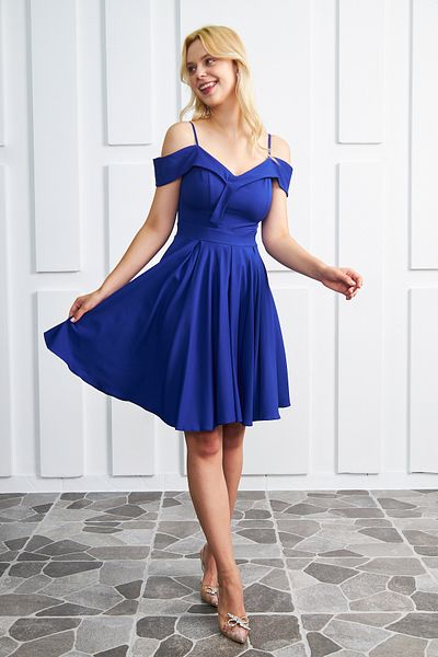 bayansepeti Dark blue Women Plus Size Dresses Styles Prices Trendyol