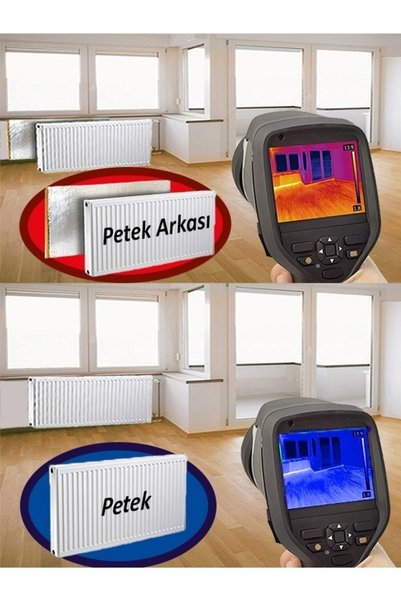 rf reel foam 5 mm Isı Yalıtım Levhası Petek Arkası Kalorifer Arkası Isı Izala...